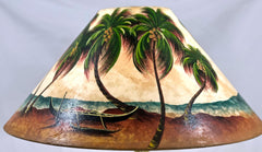 Ocean Palm Outrigger 18 Inch Medium Lampshade