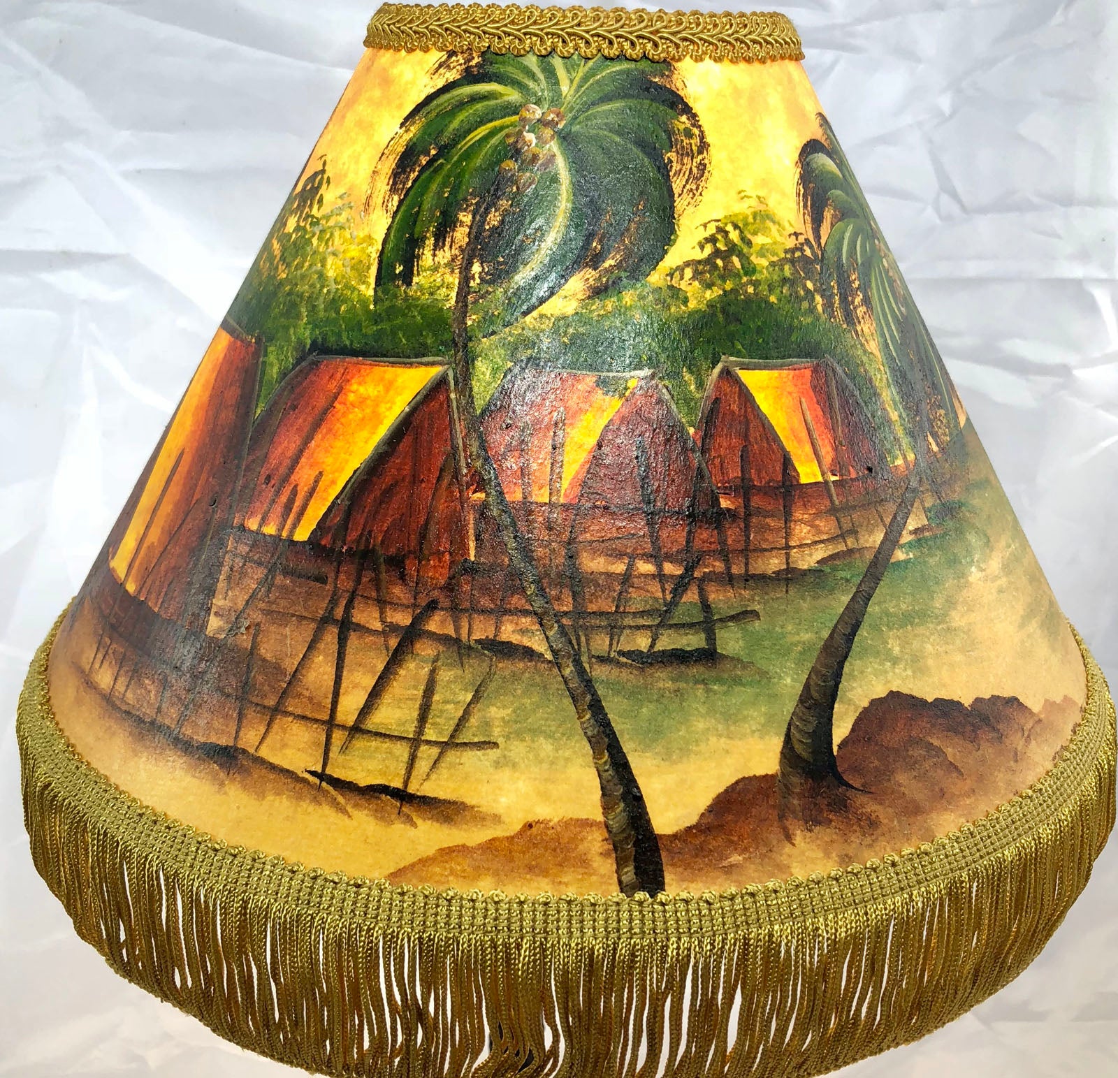 Lamp Shade Small 12 INCH (4 x 8 x 12) | Hawaiian Hula Lamps