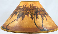 Two Tone Palm Forest 18 Inch Medium Lampshade