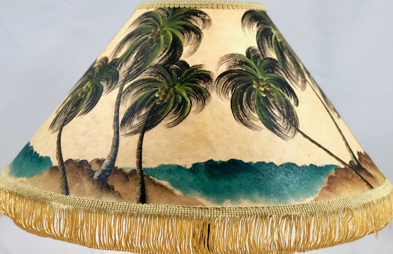 Ocean Palms Light Finish 18 Inch Medium Lampshade