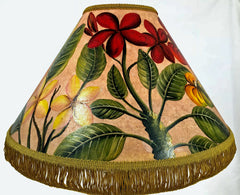 Hibiscus 18 Inch Tall Lampshade