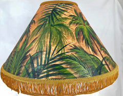 Tropical Island Forest 18 Inch Tall Lampshade