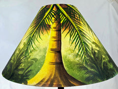 Moon Light Palm Forest  18 Inch Tall Lampshade
