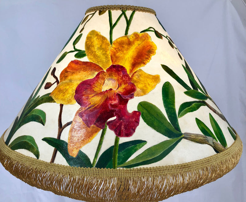 Orchid Blast 18 Inch Tall Lampshade
