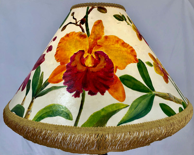 Big Island Orchid 18 Inch Tall Lampshade