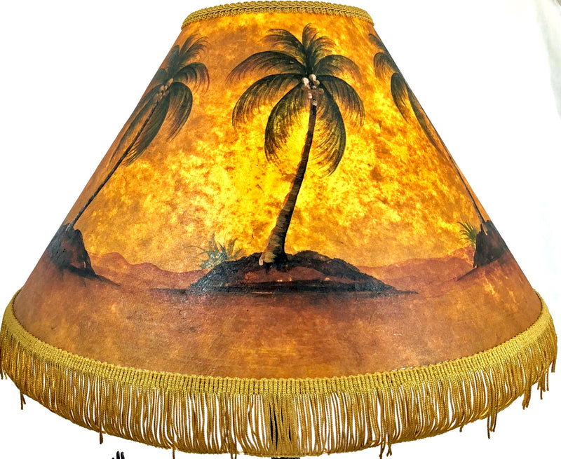 Glowing Palm 18 Inch Tall Lampshade