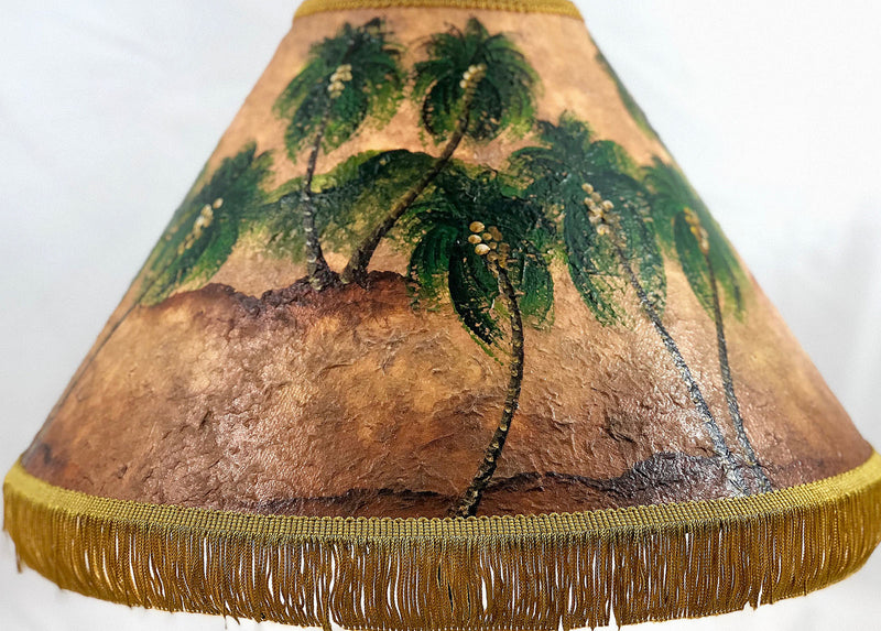 Golden Palm 3D 18 Inch Tall Lampshade