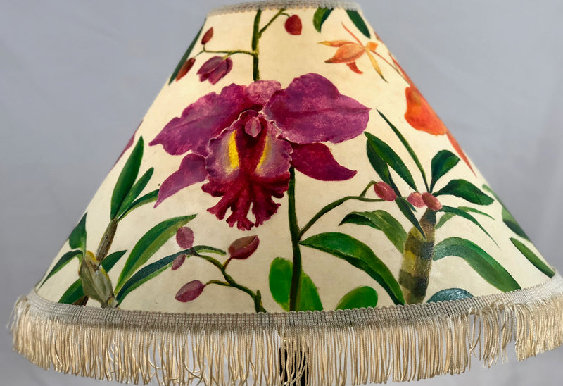 Orchid Garden 18 Inch Tall Lampshade