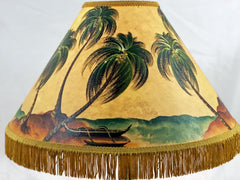 Outrigger On Beach 18 Inch Tall Lampshade