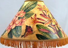 Plumeria mix Color 18 Inch Tall Lampshade
