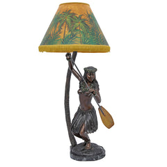 Huna Kai Paddle Girl Lamp